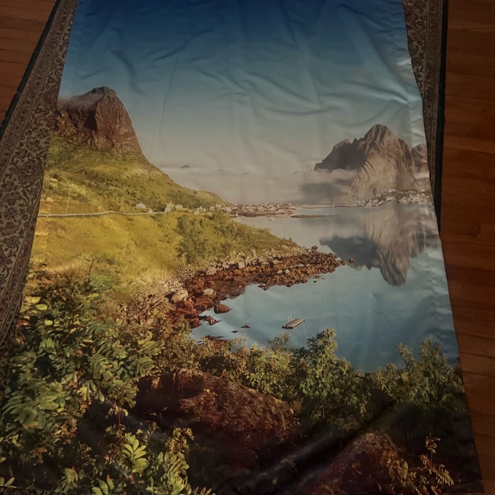 Scenic Landscape curtain or Wall Tapestry-Maine